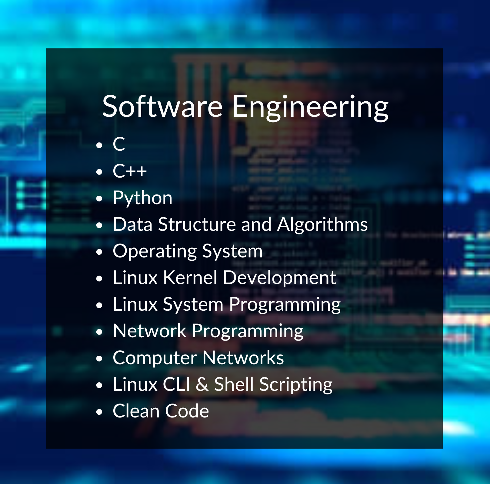 JKim Software Engineering