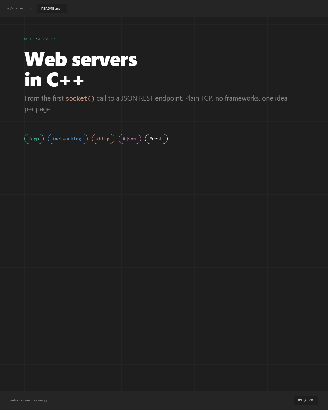 Web Server slide 1